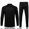 FC Barcelona Sudadera De Entrenamiento Trajes 2022/23 Negra Quarter-Zip - Niño